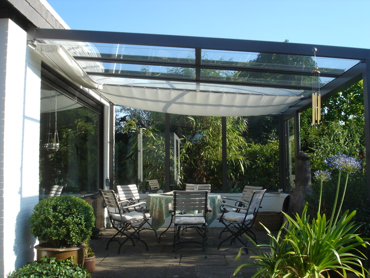 Terrasse oder Pergola Falt-Sonnensegel 330 x 200 cm Sonnenschutz für Balkon 