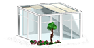 Seilspann-Segel f�r Winterg�rten konfigurieren